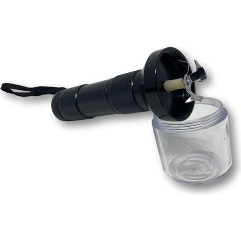 moulin à épices électrique - broyeur à épices - moudre tout type d'épices - grinder pour épices - noir (1/4)
