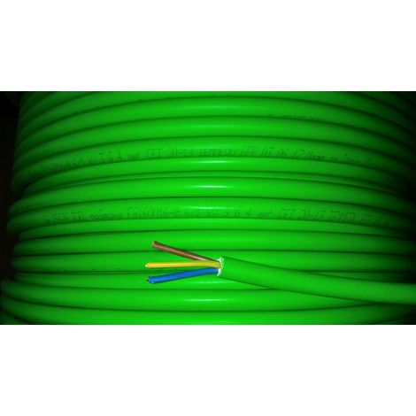 Cavi al metro cavo fg16om16 multipolare fg16 verde 3 conduttori da 4mmq con giallo verde fg7om1-3gx4 fg16om16-3gx4