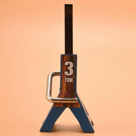 Cric élévateur à essieu de 3 tonnes, véhicule de support robuste, bleu (1/5)