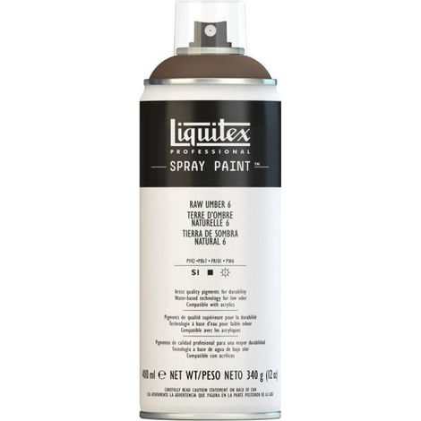 Peinture Acrylique Aérosol - LIQUITEX - Terre d'Ombre Naturelle - 400 ml - Séchage Rapide - Professionnelle (1/2)