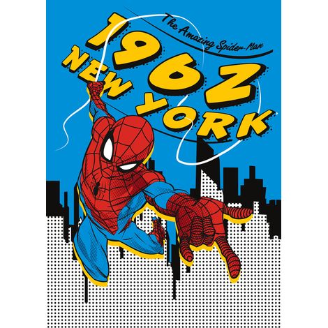 Papier peint panoramique vintage & retro Spider-Man 1962 (1/5)