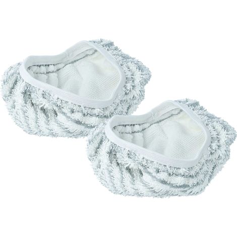vhbw 2x panno sostituisce Rowenta ZR0065 per scopa a vapore - bianco