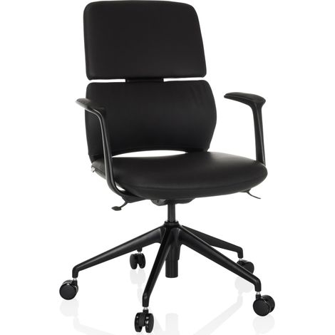 Chefsessel / Bürostuhl ATMOS DESIGNER Kunstleder schwarz hjh OFFICE