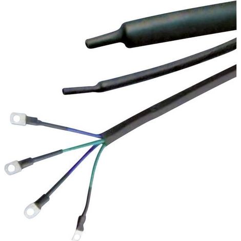 Hongshang ART002026 guaina termorestringente nera 9,5 mm