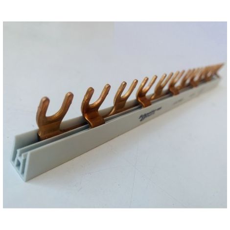 Peigne de répartition 12 modules 2P languette 10mm² 63A pour modulaire BUSBAR LINERGY SCHNEIDER ELECTRIC 10358 (1/3)