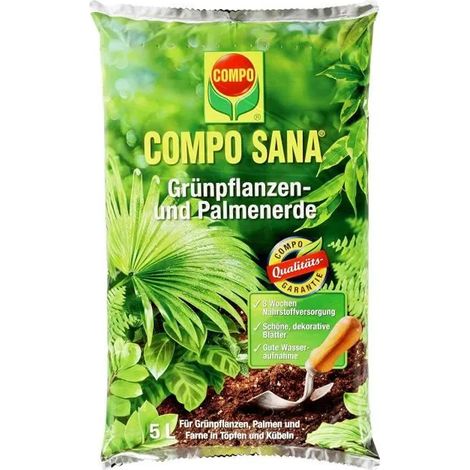 Terriccio per vasi Compo sana assorbimento acqua 5 litri