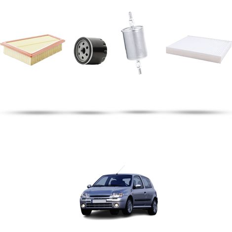 Kit tagliando 4 filtri compatibile con Renault Clio II 1.6 16V 79kw Dal 1998 (1/5)