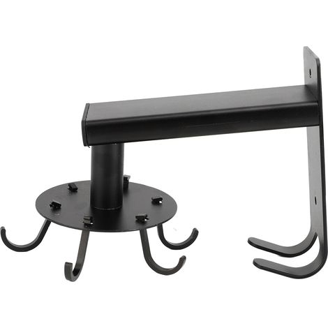 Ausziehbarer Küchenutensilienhalter aus hochwertigem Aluminium mit 6 Haken, kein Bohren erforderlich, schwenkbar, multifunktional
