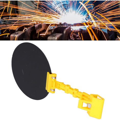 Automatische, farbwechselnde Schweißabdeckung, Schutzabdeckung, Lichtschirm für Schweißgeräte, intensiver Lichtreflektor speziell für das Argon-Lichtbogenschweißen, gelb (1/5)