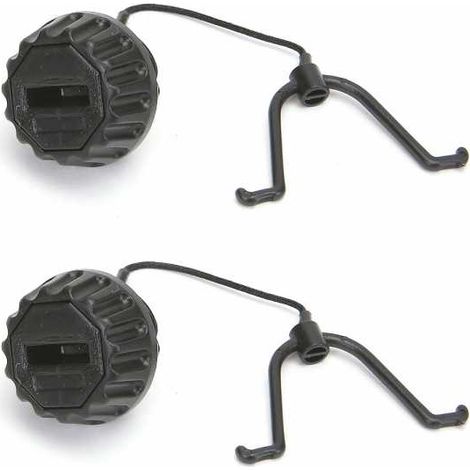 Bouchons de réservoir pour tronçonneuse Stihl 020T, 024, 025, 028, 034, 038, 036, 038, MS200T, MS250, MS340, MS360 par 2 (1/5)