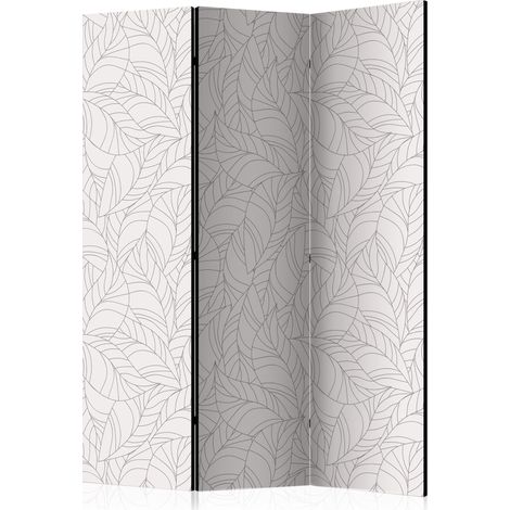 Paravento - Colourless Leaves [Room Dividers] - 135x172 (1/4)