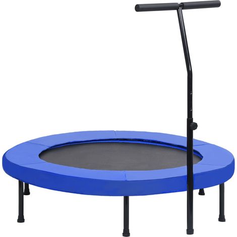 Trampolino da Fitness con Manico e Tappetino di Sicurezza 122cm vidaXL (1/5)
