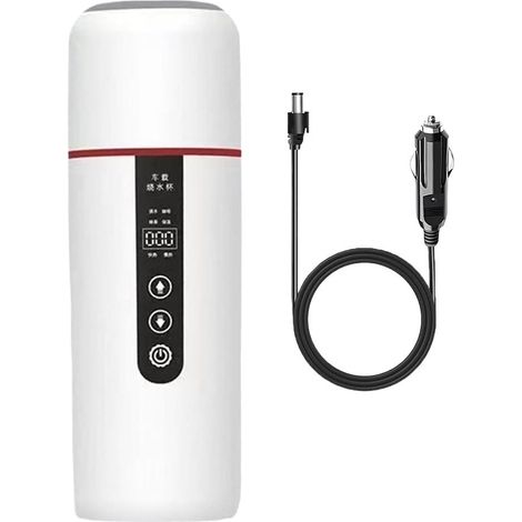 Bouilloire électrique chauffante pour voiture 12/24 V en acier inoxydable avec contrôle intelligent de la température (1/5)