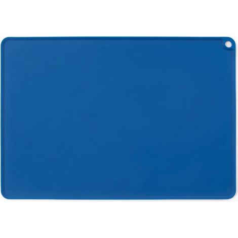 Tapis de repas en silicone pour animaux bleu modèle 6