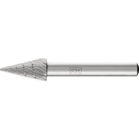 PFERD TOOLS HSS Frässtift Spitzkegelform G Ø 10x20mm Schaft-Ø 6 mm Z 3 universal mittel fein Spanbrecher (1/5)