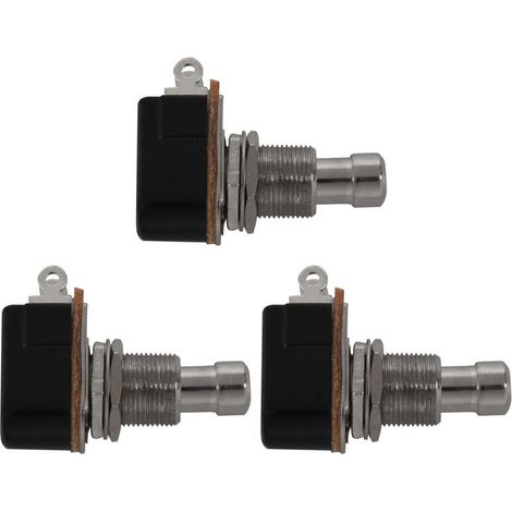 interruttori a pulsante momentanei per effetti a pedale per chitarra SPST a 2 pin (1/2)
