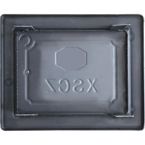 Porte de cheminée pour Foyer Bois poêle à Bois en Acier Four Visite chaudière Grille de Ventilation Accessoires cheminée Porte de Four Grille de Foyer (200X170mm) (1/5)