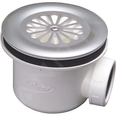 Ravak Garnitures de vidage - Siphon pour receveur de douche Basic 90, 90 mm X01308 (1/2)