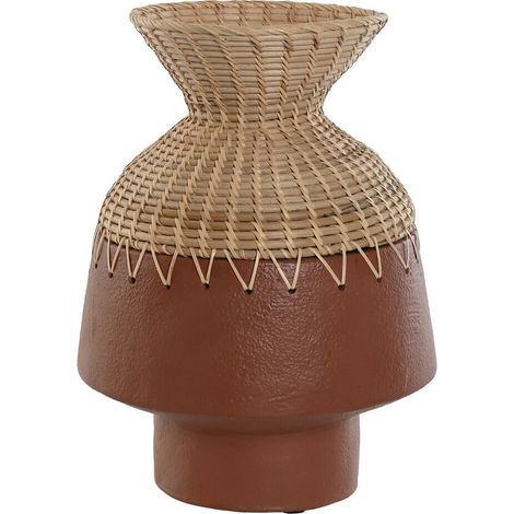 Jarron Terracota Ratan 24X24X35 Terracota (1/3)