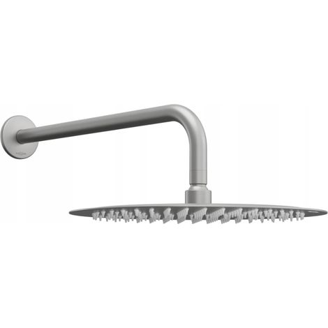 Mexen Slim rociador de ducha de 25 cm con brazo de ducha, grafito - 79225211-66
