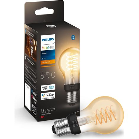 Hue White, ampoule vintage filament compatible Bluetooth, format standard (1/5)