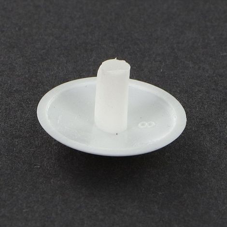 Cache tête de vis Polyéthylène Diamètre de tête: 15 DT 3 Longueur 6 RAL9010 blanc pur (1/2)