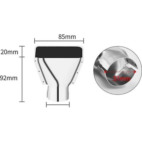 Kit De Buses Universelles En Acier Inoxydable Résistantes À La Chaleur Pour Pistolet À Air Chaude – 6 Pièces (1/5)