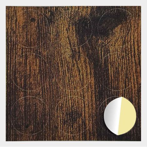 Copertura Vite Adesiva 12 pcs Rovere fumé Ø 20 x 0,5 mm vidaXL