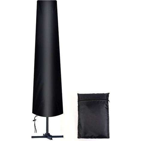 Housse Parasol Droit 300 cm,210D Oxford Housse de Protection pour Parasol avec Sac de Rangement,Résistant aux Intempéries,aux UV (1/4)