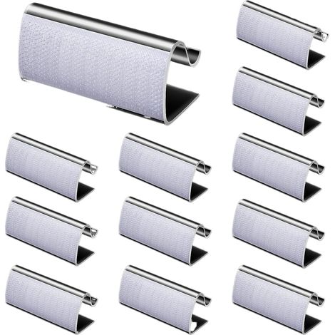 24 Pezzi Clip per Gonna da Tavolo Clip per Gonna da Tavolo Clip per Tovaglia Clip per Tovaglia Trasparente Clip per Tovaglia Trasparente per Eventi Interni ed Esterni Matrimoni, Conferenze, Feste (1/4)