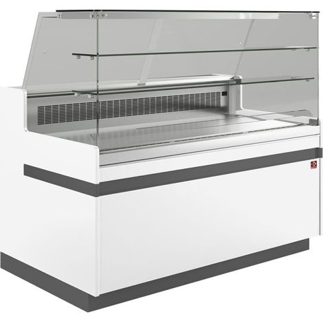 Comptoir vitrine réfrigéré 1038mm blanc - Diamond (1/5)
