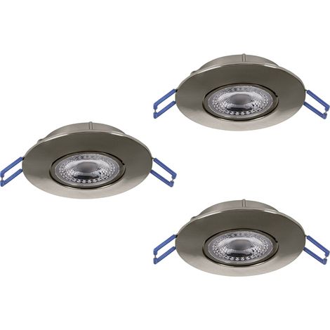 Faretto Incasso Moderno Gedrez Plastiche Grige Trasparente Led 4,9W 1560Lm