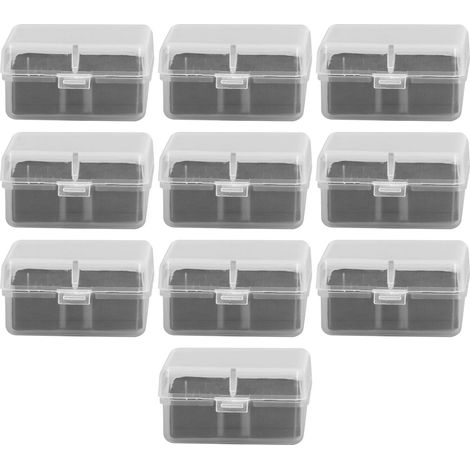 Boîte de Rangement 4x4x2cm pour Bijoux, Pièces et Médicaments - 10 Pièces Portable (1/5)