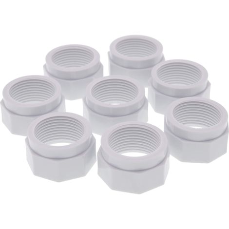 8 Nuts for Flexible Feed Hose Adaptable for Polaris 280 180 380 3900- D15 - Pool Cleaner Robot