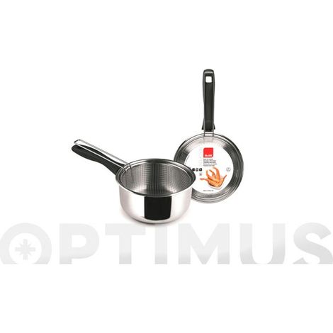 SAUCE INDUKTION AVEC PANIER 18 CM - IBILI