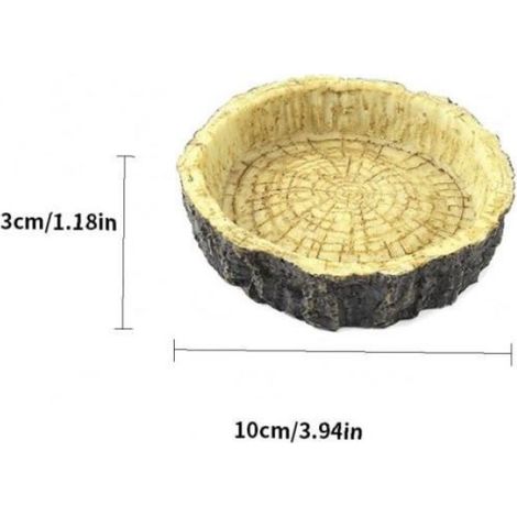 Lizard Bowl Chargeur Reptile Lézard Bol et saladier pour tortue Scorpion Crabes Animaux Alimentation (1/4)