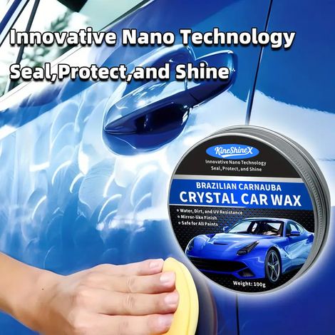 Crystal Autowachs – Keramikversiegelung für Fahrzeuge: Wasserabweisend und wasserdicht, UV-beständig, hochglänzend, geeignet für schwarze und weiße Autos (1/5)