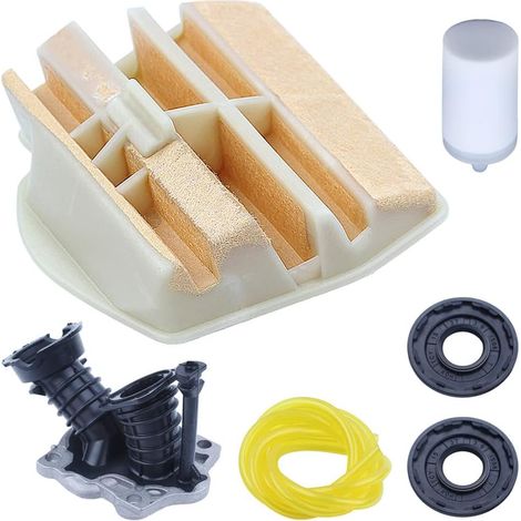 Kit de joint de filtre à air pour pipe d'admission Husqvarna 450 450E 445 445E Tronçonneuse 544013801 544 01 38-01 544 08 23-01 544082301 544080803030303030303080803080803080808030, 544 08 08 03 (1/5)
