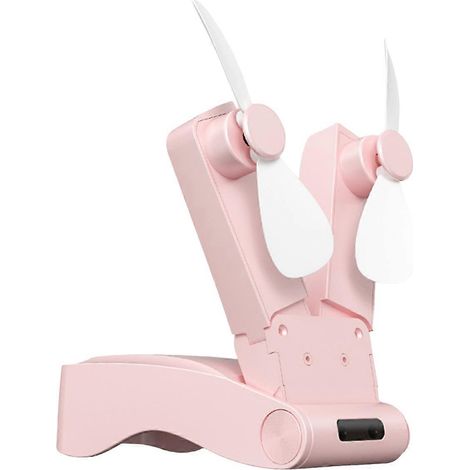 Petit ventilateur de bureau silencieux, alimenté par USB, avec lumière LED, rechargeable, idéal pour le camping.