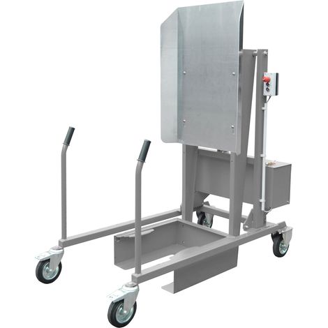 Bauer Mülltonnen-Kippstation MKS-12V, Elektrohydraulisch, lackiert, Mausgrau