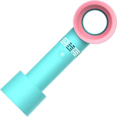 Mini ventilatore portatile senza pale – palmare – ricaricabile tramite USB – per viaggi / campeggio / ufficio / casa