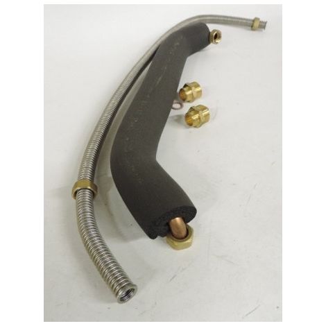 Kit liaison entre ballon préparateur BPS et kit de circulation diam 16mm isolé avec raccords et joints EMAT 5000-277