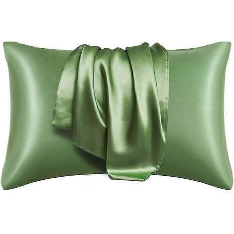 Ensemble de 2 taies d'oreiller en soie de mûrier pour le soin des cheveux et de la peau (1/5)