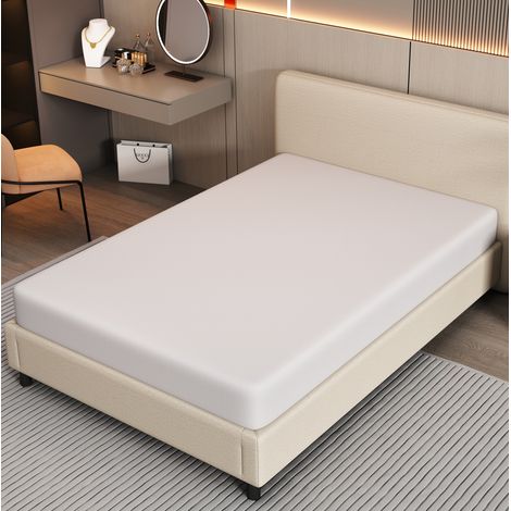 Materasso in schiuma 90x200 cm H3, traspirante, con maniglie e fondo antiscivolo, bianco HAVRYA (1/5)