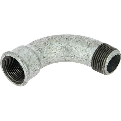 Courbe 90° fonte galva Mâle Femelle 1"