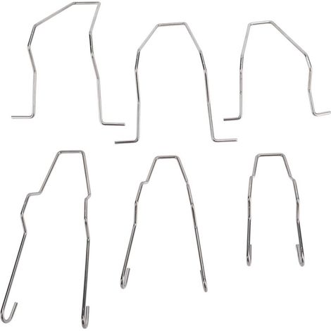 Clip d'ampoule de voiture en acier inoxydable, 6 pièces, ressort de retenue de phare résistant aux rayures pour ampoules H1 H3 H4 H7 (1/5)