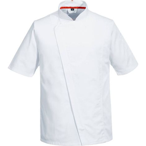 Chaqueta manga corta MeshAir Pro Asymmetrical C739 S Blanco (1/2)