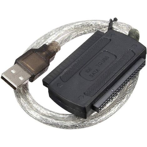 SAWAKE USB 2.0 mâle vers IDE SATA adaptateur convertisseur câble adaptateur de disque dur câble pour PC 2.5 "3.5" HDD plaque de support (1/4)