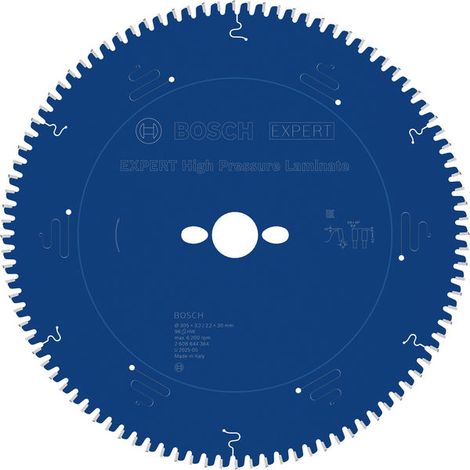 Bosch EXPERT High Pressure Laminate Circular Saw Blade 305 x 3.2/2.2 x 30mm T96 (1/4)