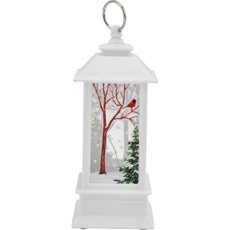 Lanterne LED Suspendue Père Noël Portable Décoration de Noël Maison Blanc (1/5)